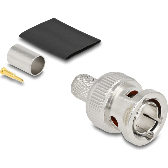Delock BNC plug for crimping RG6