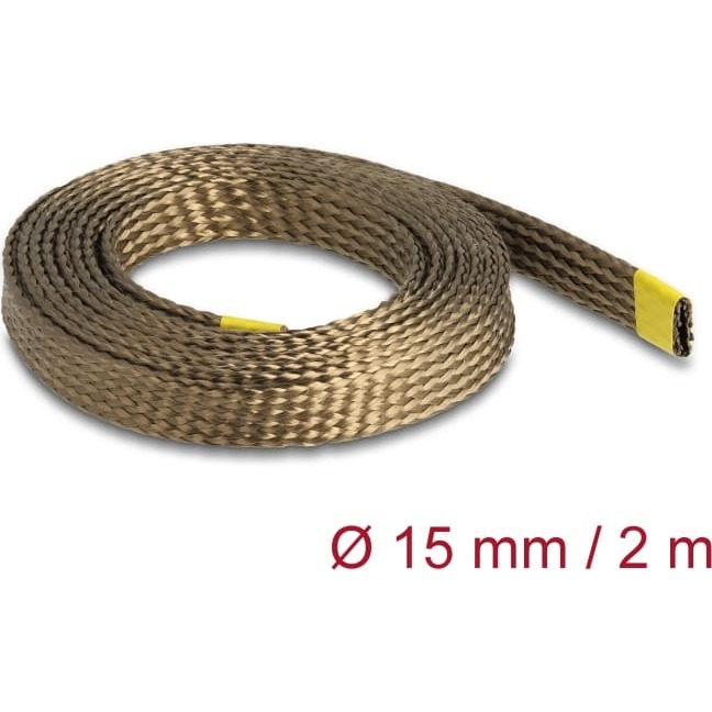 Delock Braided Sleeve made of basalt
