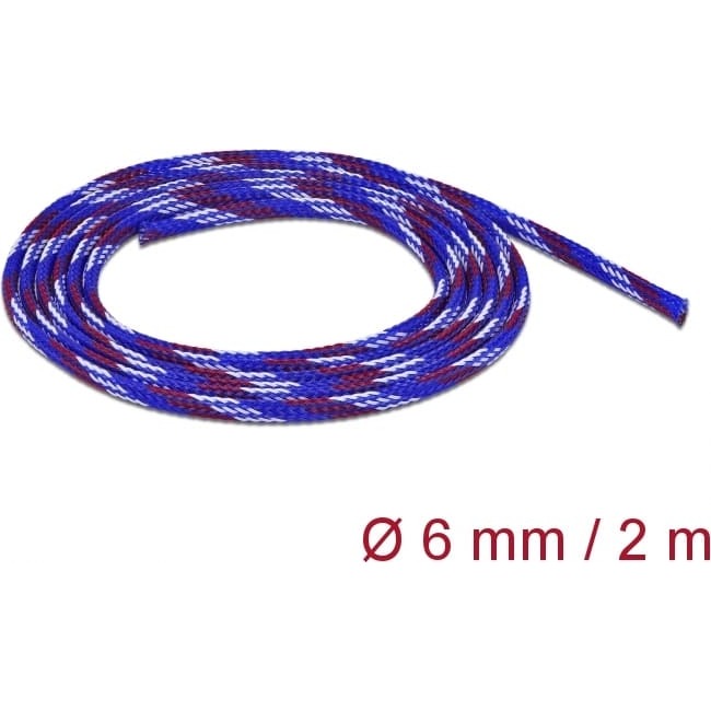 Delock Braided Sleeve stretchable 2 m