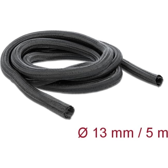 Delock Braided Sleeving self-closing 5 m