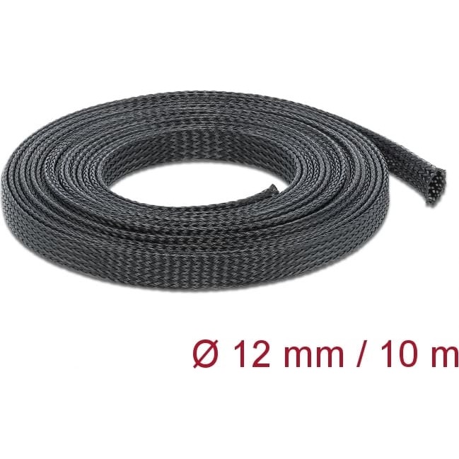 Delock Braided Sleeving stretchable 10 m