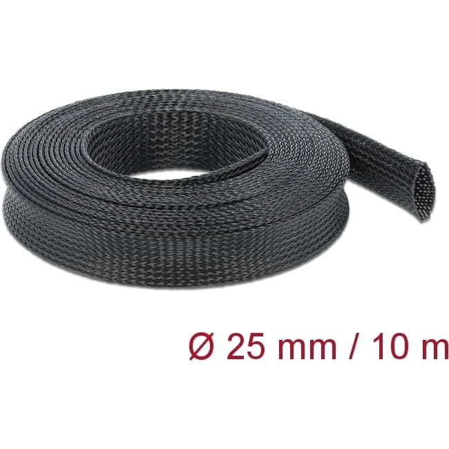 Delock Braided Sleeving stretchable 10 m