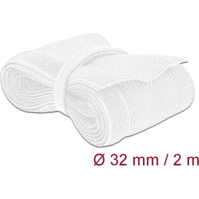 Delock Braided Sleeving with Hook-and-Loop Fastener