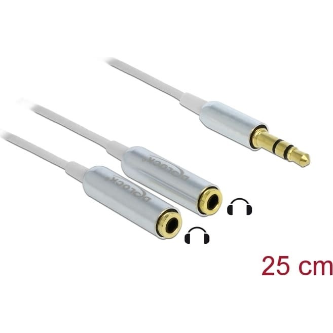 Delock Cable audio splitter stereo jack