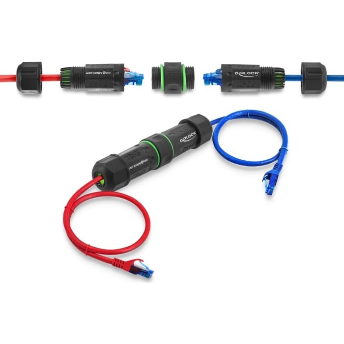 Delock Cable Connector RJ45 jack to