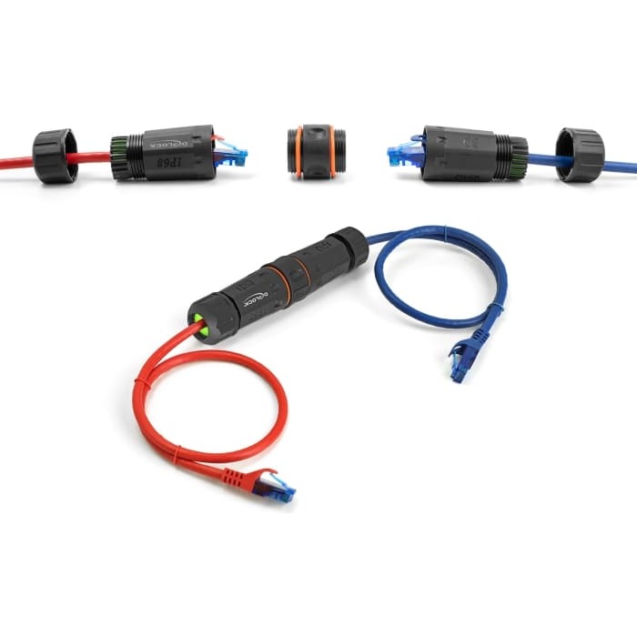 Delock Cable Connector RJ45 jack to