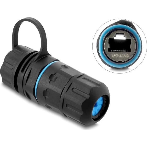Delock Cable Connector RJ45 jack to