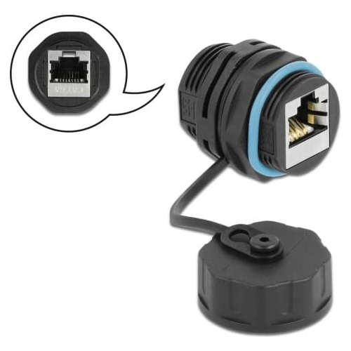 Delock Cable Connector RJ45 jack to