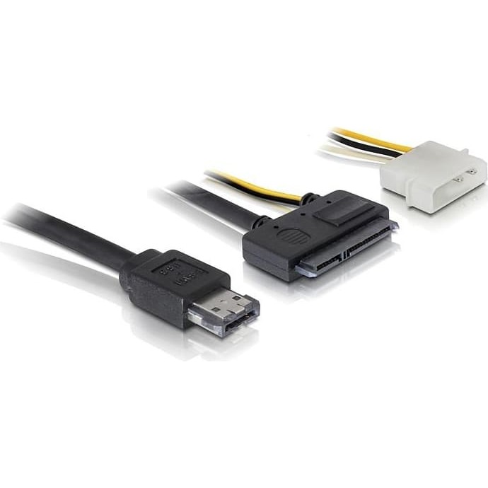 Delock Cable eSATAp > SATA 22pin