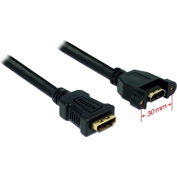 Delock Cable HDMI-A female > HDMI-A