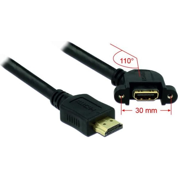 Delock Cable HDMI-A male > HDMI-A