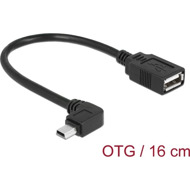 Delock Cable Mini USB male angled