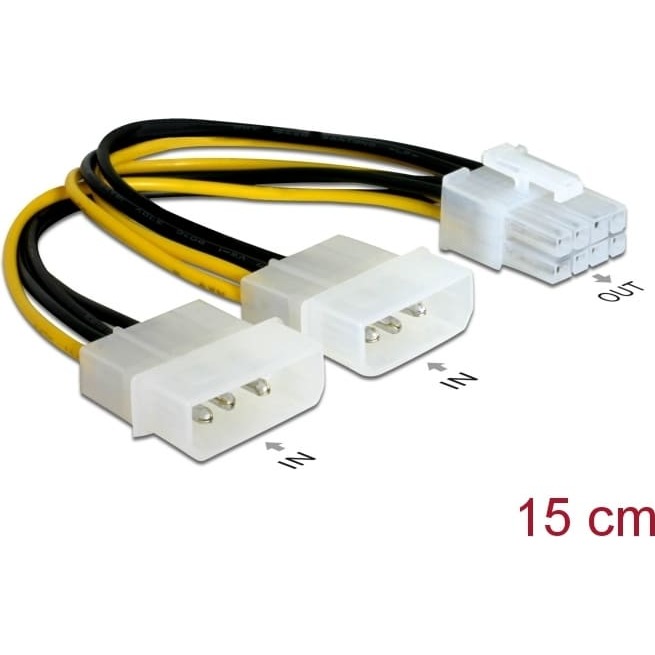Delock Cable PCI Express power supply