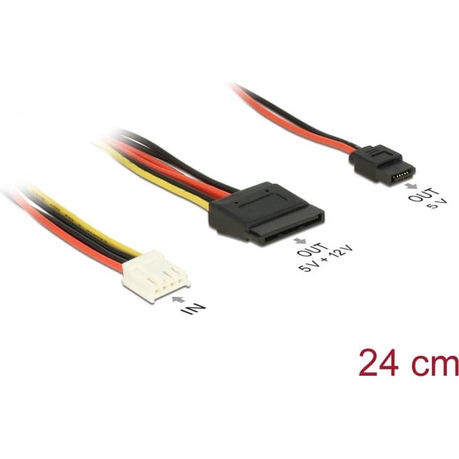 Delock Cable Power Floppy 4 pin