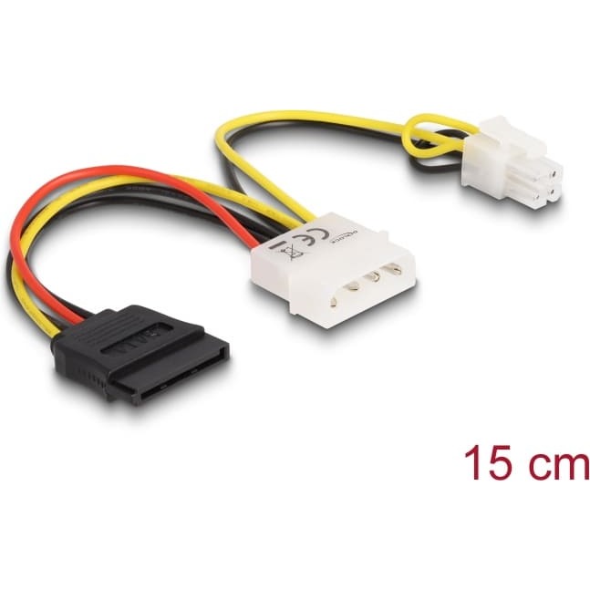 Delock Cable Power Molex 4 pin