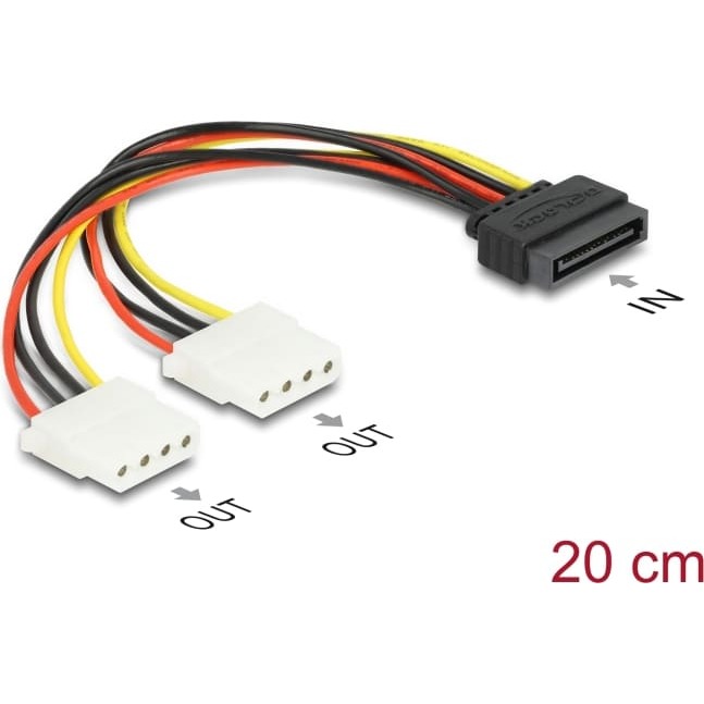 Delock Cable Power SATA 15 pin