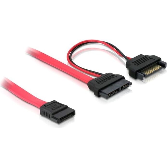 Delock Cable Slim SATA female >