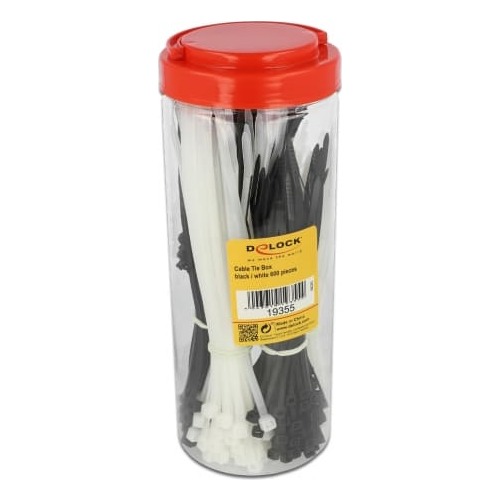 Delock Cable tie assortment box 600