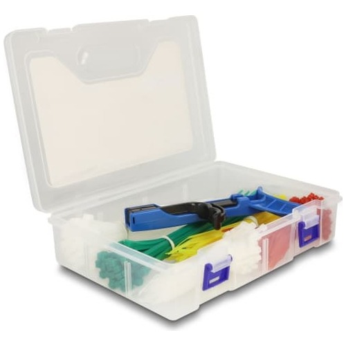 Delock Cable tie assortment box with