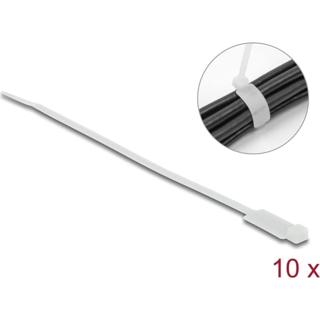 Delock Cable Tie with Label Tap