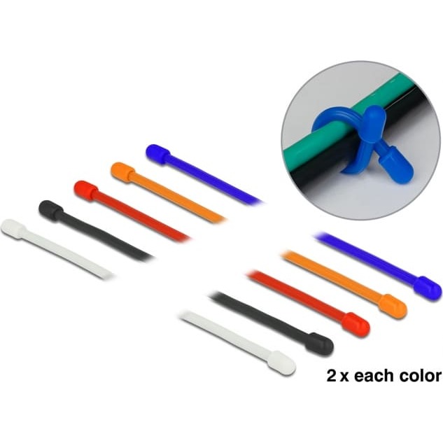 Delock Cable Ties flexible L 250