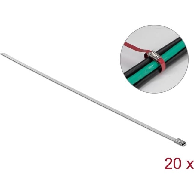 Delock Cable ties stainless steel L
