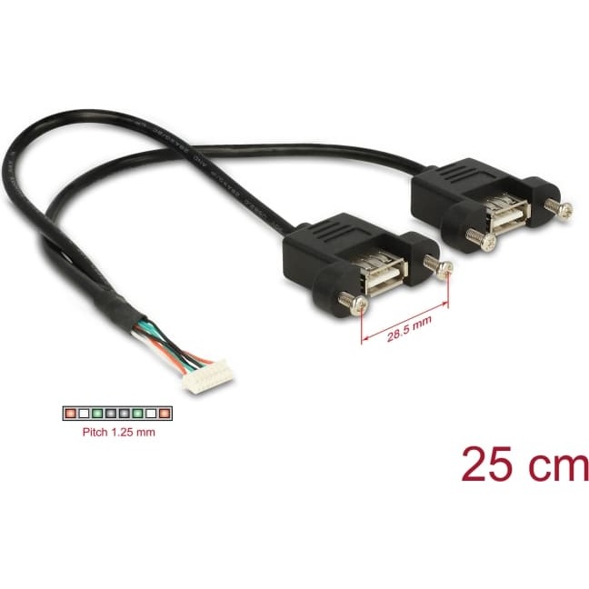 Delock Cable USB 2.0 pin