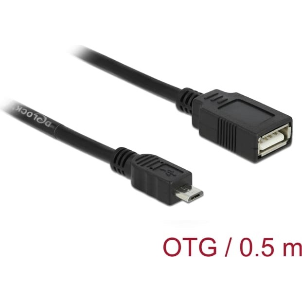 Delock Cable USB micro-B male >
