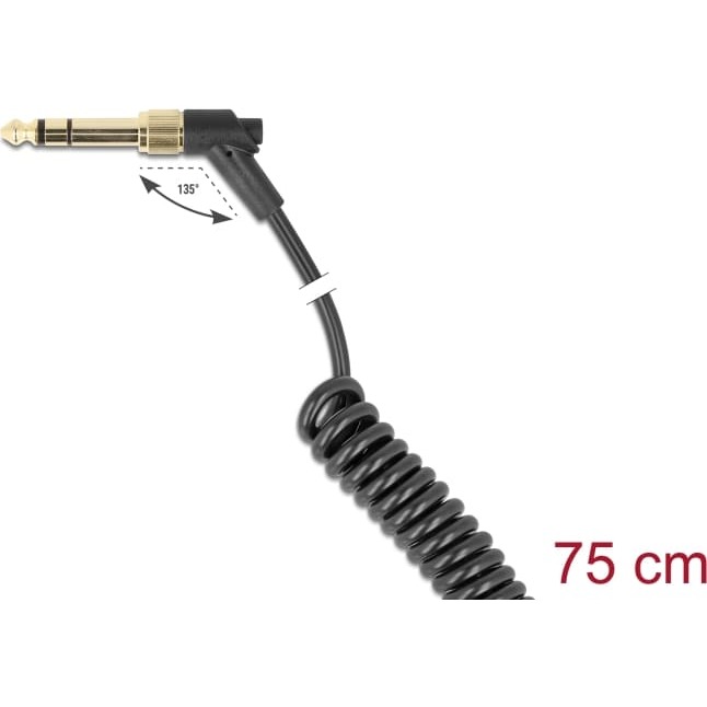 Delock Coiled Cable 3.5 mm