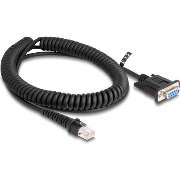 Delock Coiled Cable RJ50 male to