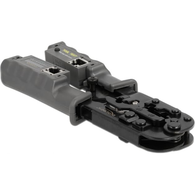 Delock Crimp tool with stripper and