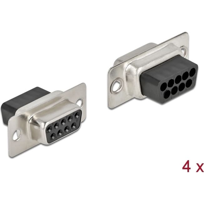 Delock D-Sub 9 pin crimp female