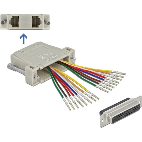 Delock D-Sub HD 44 pin crimp