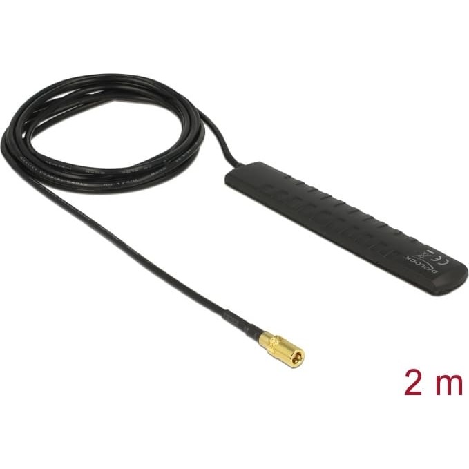 Delock DAB+ DVB-T2 Antenna SMB Plug