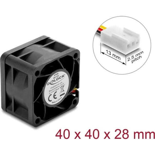 Delock DC Axial Fan 12 V