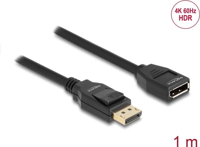 Delock DisplayPort 1.2 extension cable