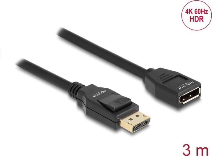 Delock DisplayPort 1.2 extension cable