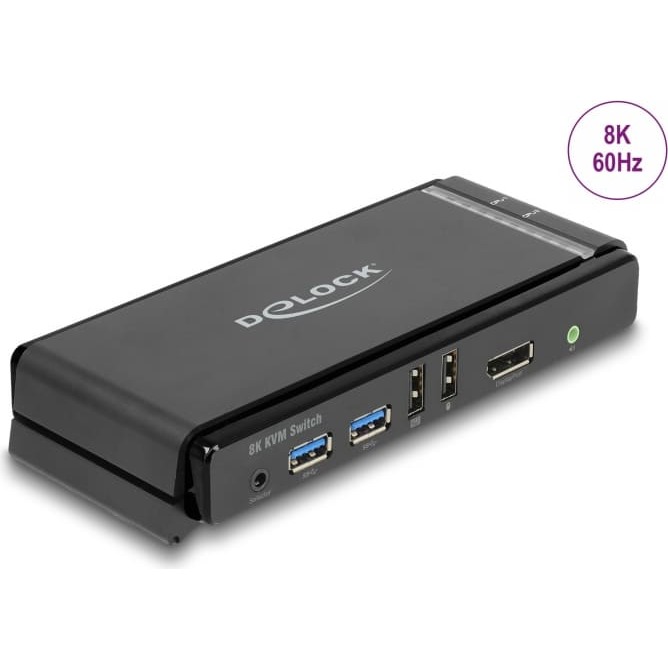 Delock DisplayPort 1.4 KVM Switch