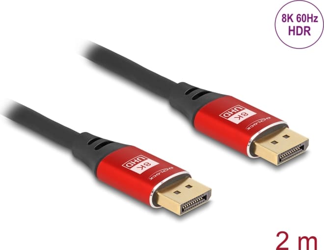 Delock DisplayPort Cable 8K 60 Hz
