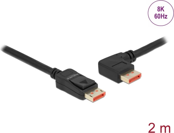 Delock DisplayPort cable male straight to