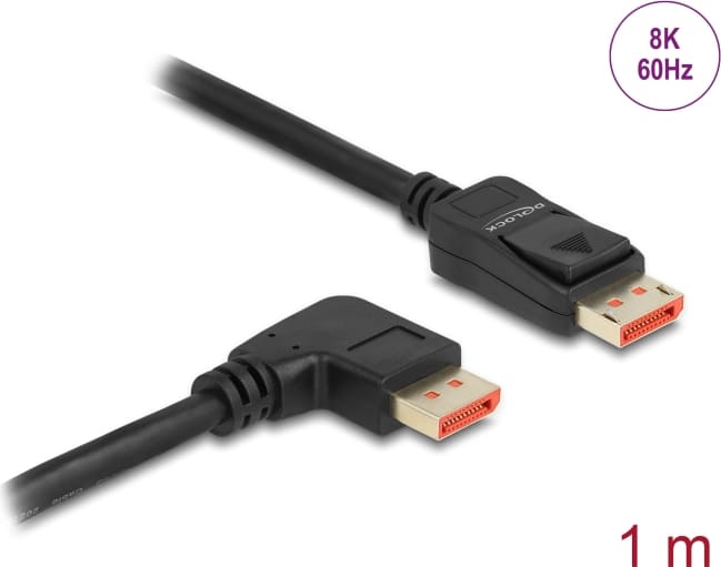 Delock DisplayPort cable male straight to