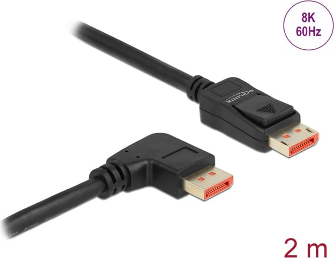 Delock DisplayPort cable male straight to