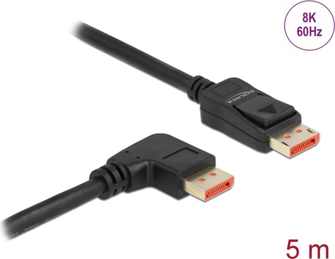 Delock DisplayPort cable male straight to