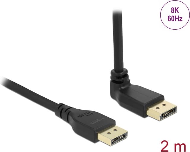 Delock DisplayPort cable male straight to