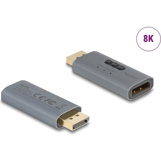 Delock DisplayPort EDID Emulator 8K |