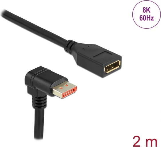 Delock DisplayPort extension cable male 90°