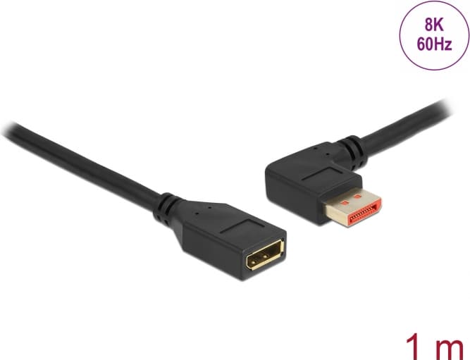 Delock DisplayPort extension cable male 90°