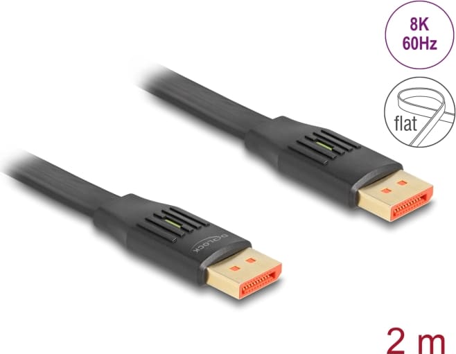 Delock DisplayPort Flat Ribbon Cable 8K