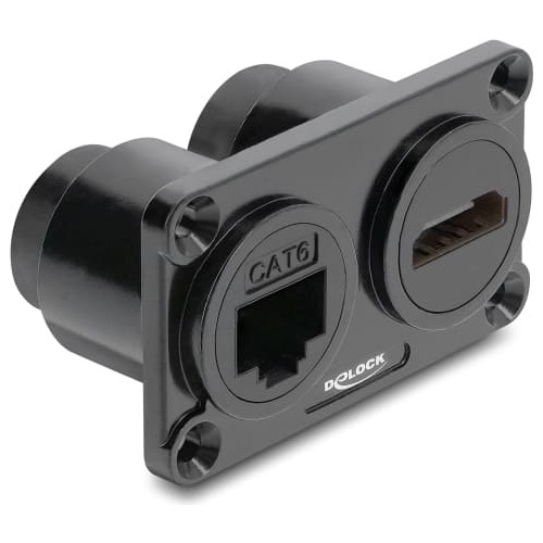 Delock Dual Built-in Socket RJ45 jack