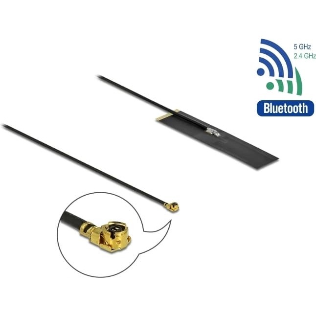Delock Dualband WLAN ac/ax/a/b/g/n Antenna I-PEX